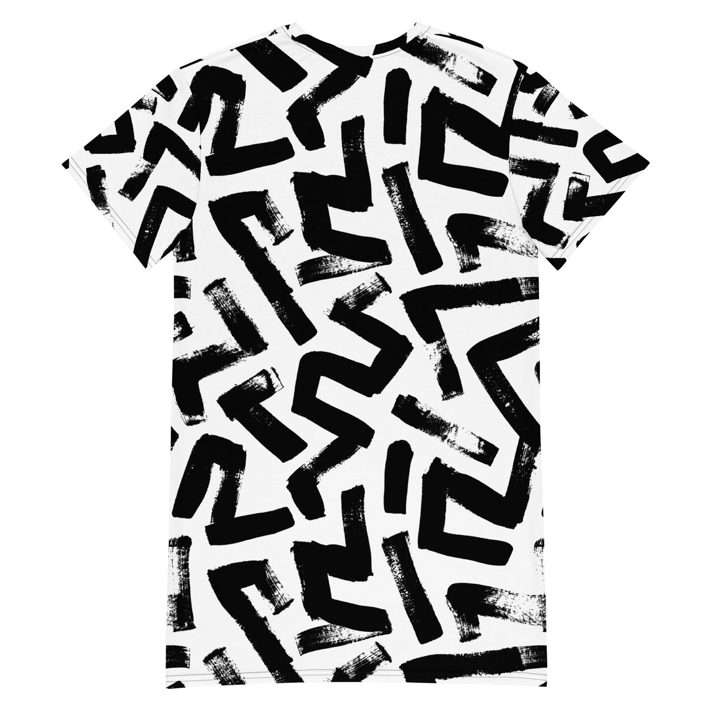 LiqUp Womenz T-shirt Dress (Scrabble)