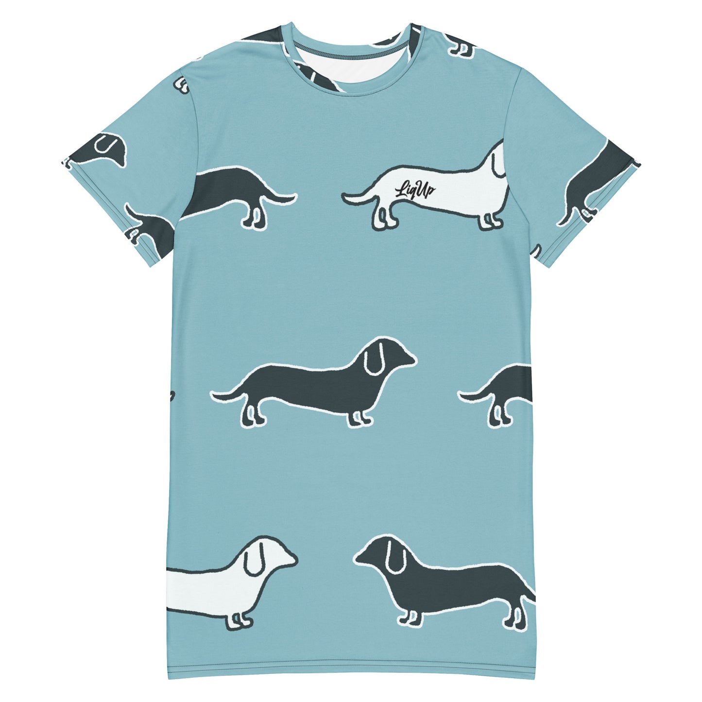 LiqUp Womenz T-shirt Dress (Puddle)