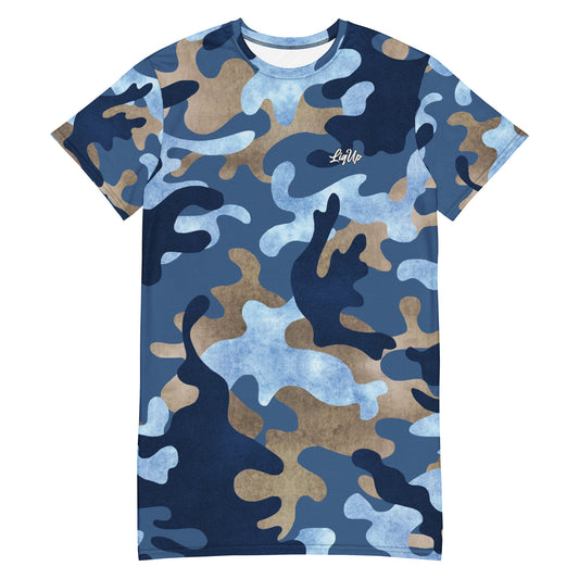 LiqUp Womenz T-shirt Dress (Puzzle)